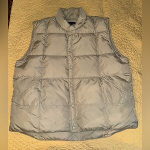 Mens Vintage Lands End Down Filled Vest Large